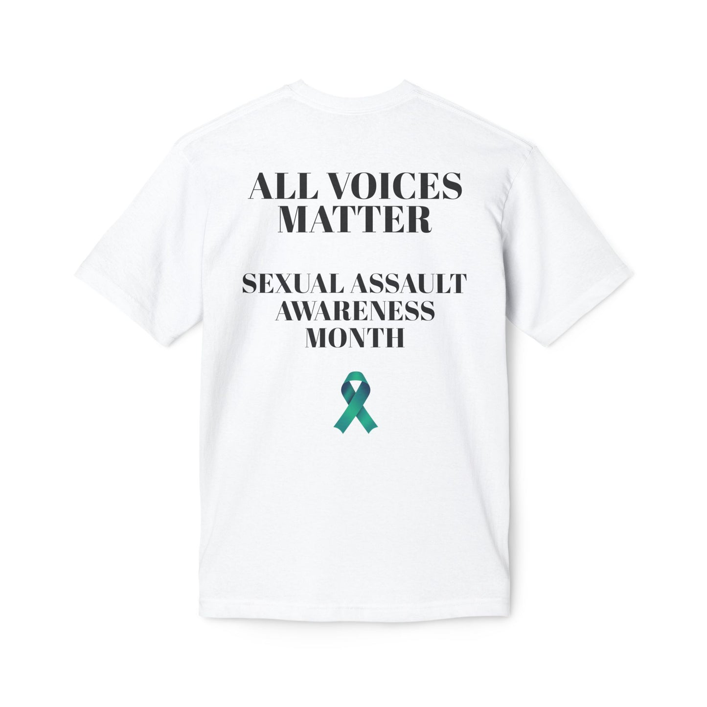 T-Shirt Sexual Assault Awareness Month All Voices Matter Unisex