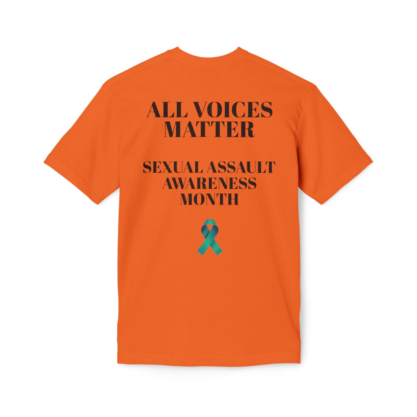 T-Shirt Sexual Assault Awareness Month All Voices Matter Unisex
